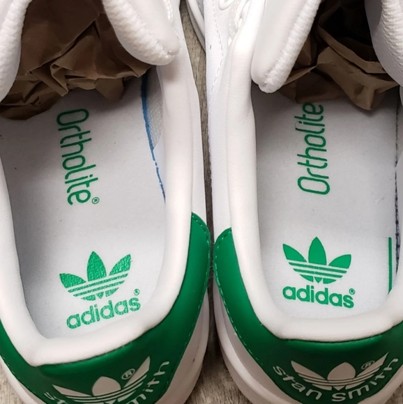 🆕️ NWT🎁 Adidas Stan Smith Youth Sz 3 Big Kid - Picture 11 of 13